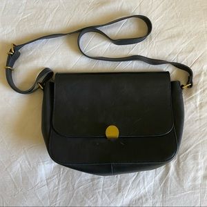Madewell Abroad Leather Shoulder Bag